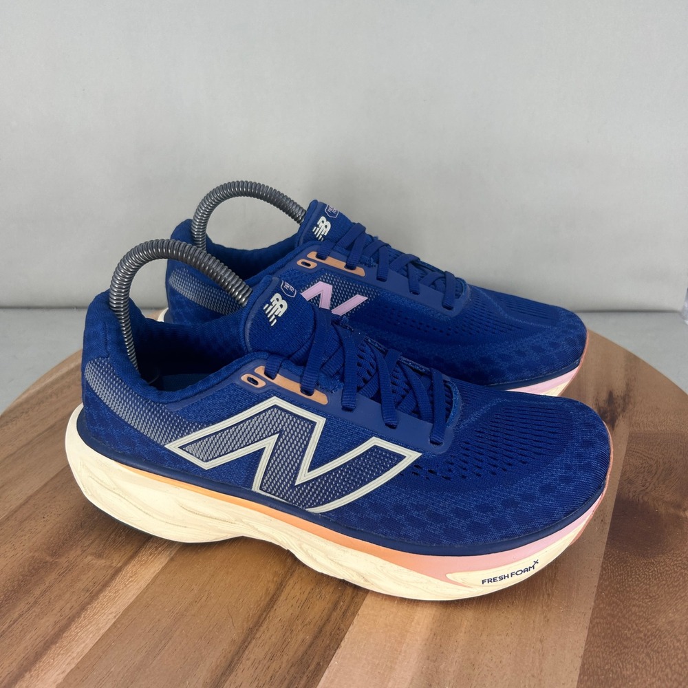 New Balance Fresh Foam X 1080 v14 Womens Running Shoes Blue Size 7.5 D Wide